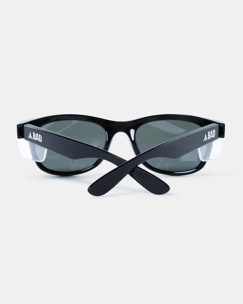 BAD LUCID™ POLARISED SAFETY SUNGLASSES (BLACK/BLACK) - BAD WORKWEAR