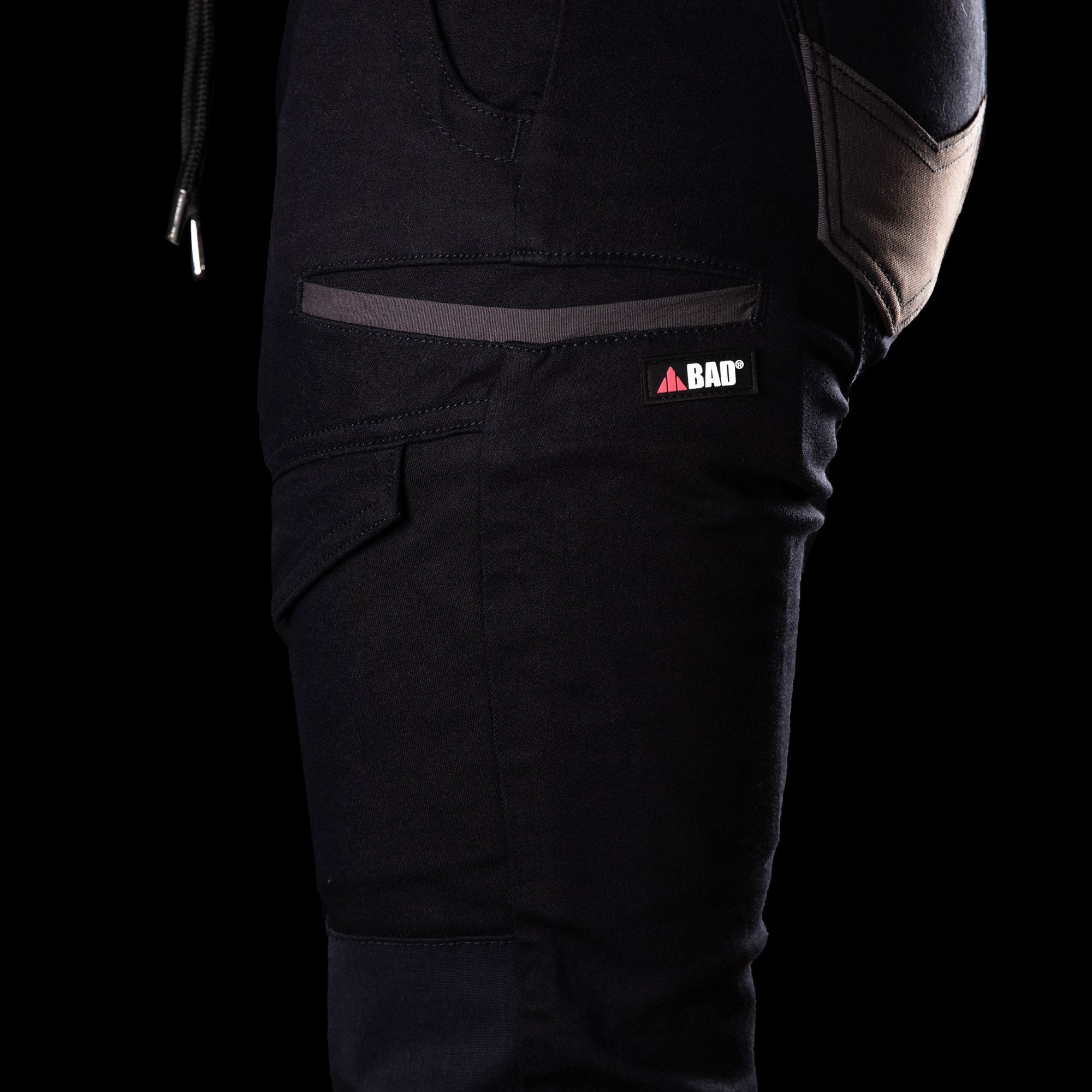 Bad Womens Saviour Cuffed, Elastic Waist, Work Pants with 3M Tape -  BrandwearNZ Wholesale & B2B Supplier